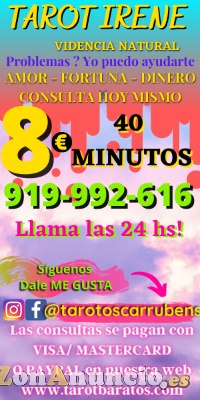 Consulta con nuestras tarotistas 30 min+10 min gratis